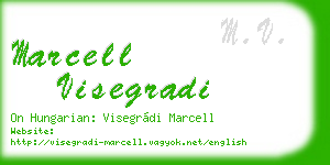 marcell visegradi business card